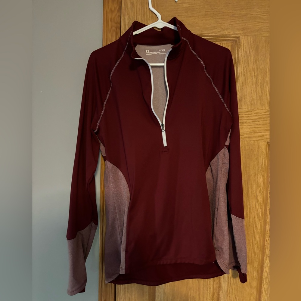 Maroon Under Armour Quarter Zip